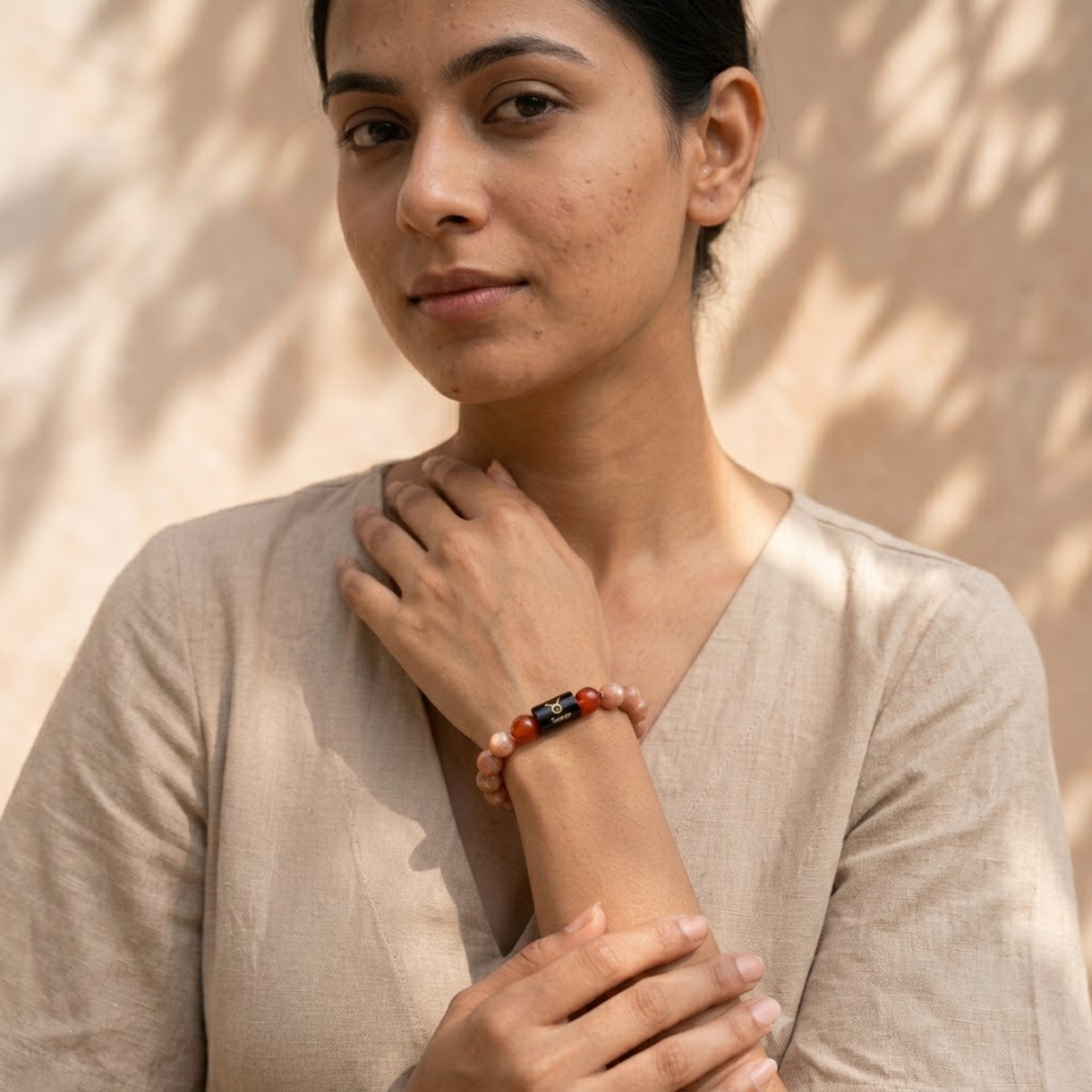 Taurus Zodiac Abundance & Stability Gemstone Bracelet