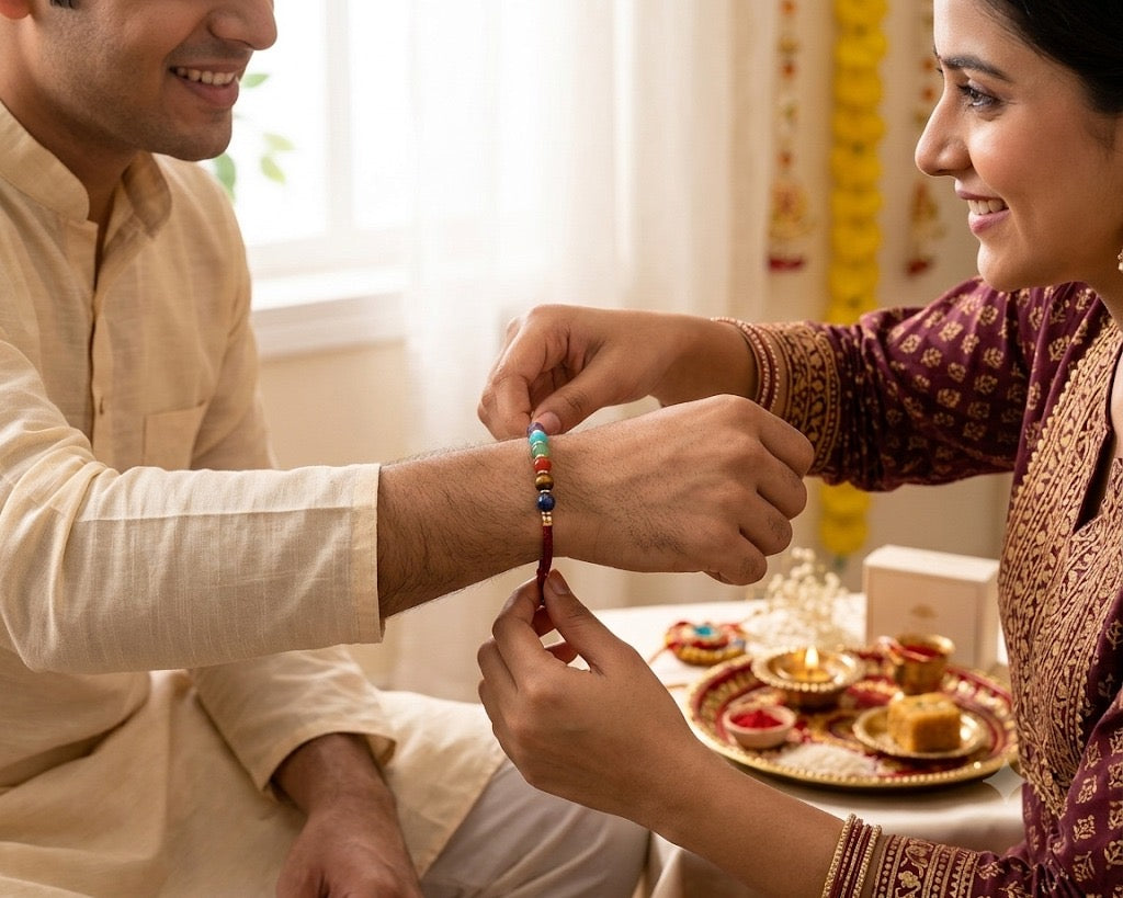 7 Chakra Balancing Rakhi Bracelet