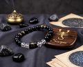 Scorpio Zodiac Protection & Transformation Obsidian Bracelet