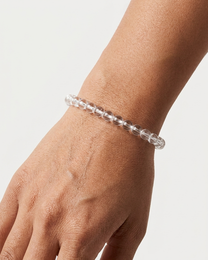 Clear Quartz "Master Healer" Bracelet – Natural Crystal for Clarity & Manifestation