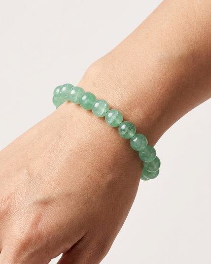 Green Aventurine "Stone of Opportunity" Bracelet – Abundance & Good Luck Talisman