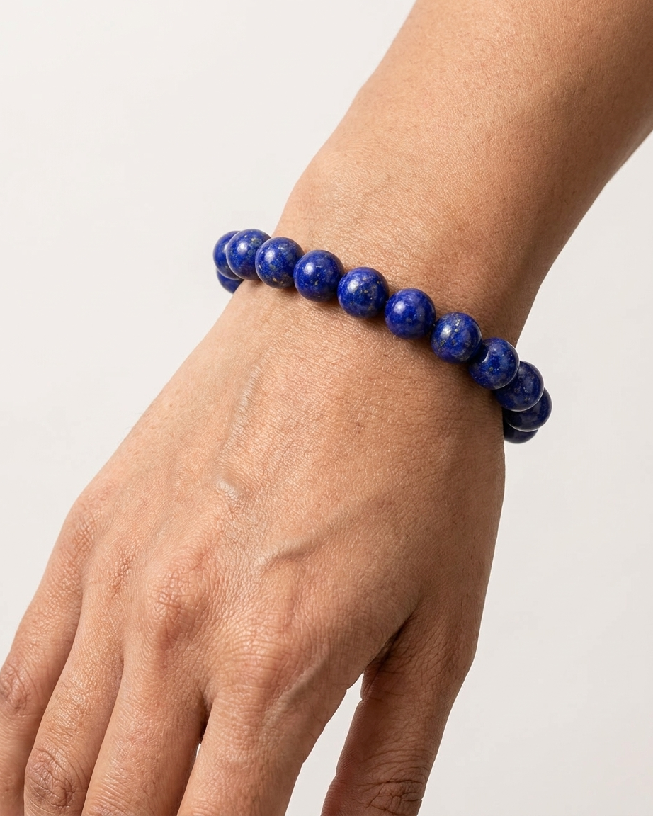 Lapis Lazuli "Stone of Truth" Bracelet – Wisdom, Communication & Intuition Talisman