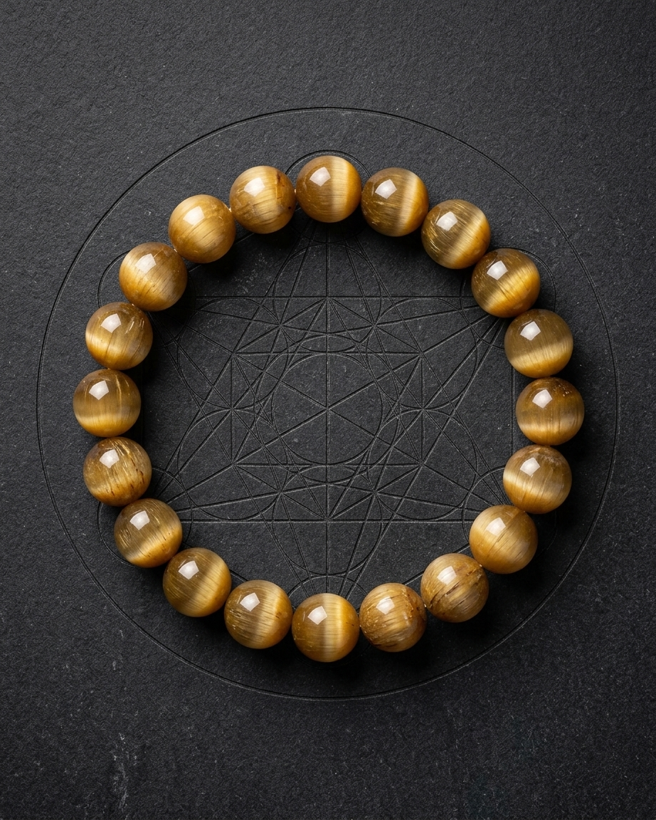 Cat’s Eye "Intuition" Bracelet – Protective Talisman for Clarity & Focus