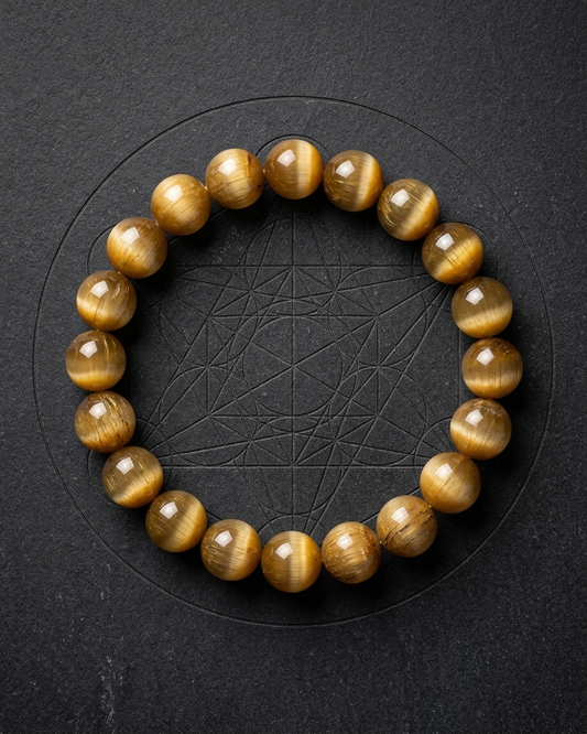 Cat’s Eye "Intuition" Bracelet – Protective Talisman for Clarity & Focus