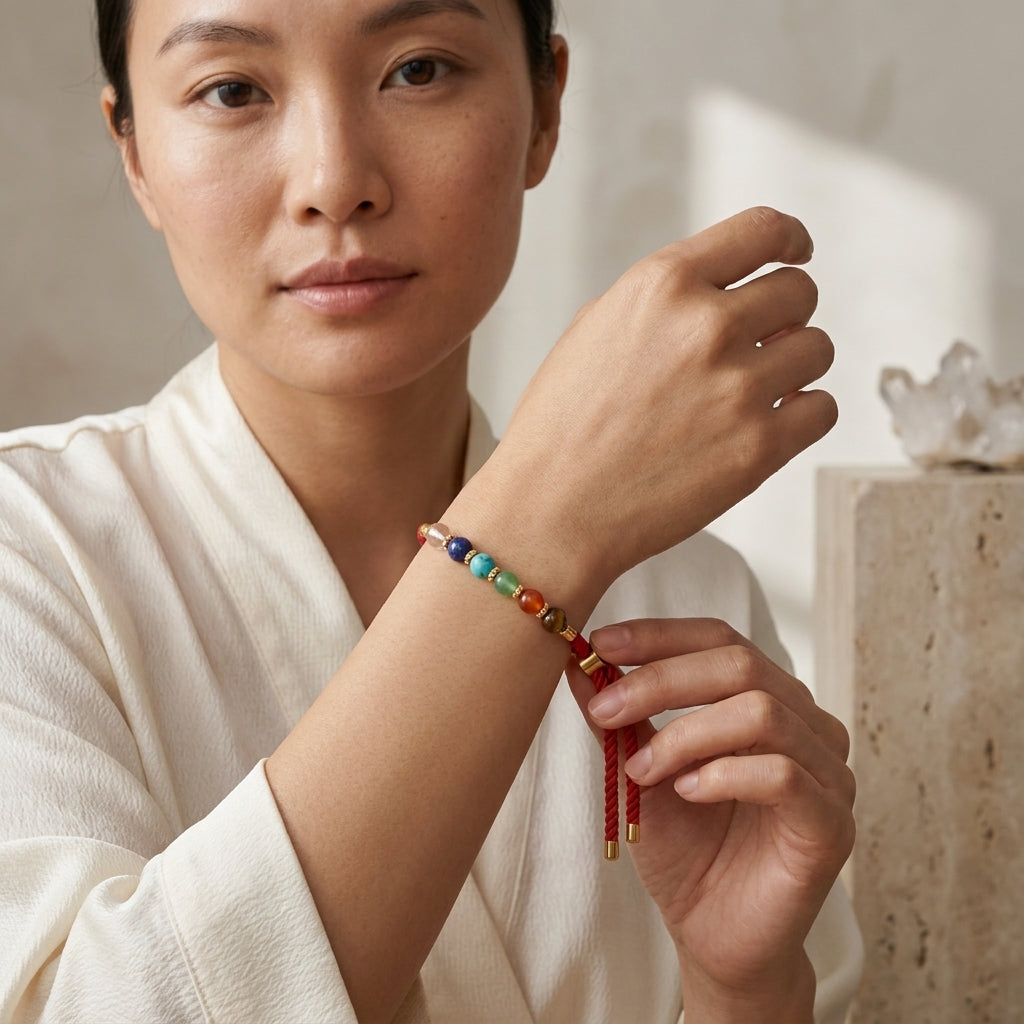 7 Chakra Balancing Rakhi Bracelet