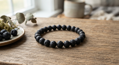 Lava Stone Essential Oil Diffuser Bracelet