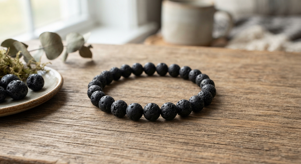 Lava Stone Essential Oil Diffuser Bracelet