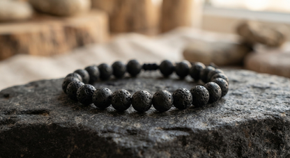 Lava Stone Essential Oil Diffuser Bracelet